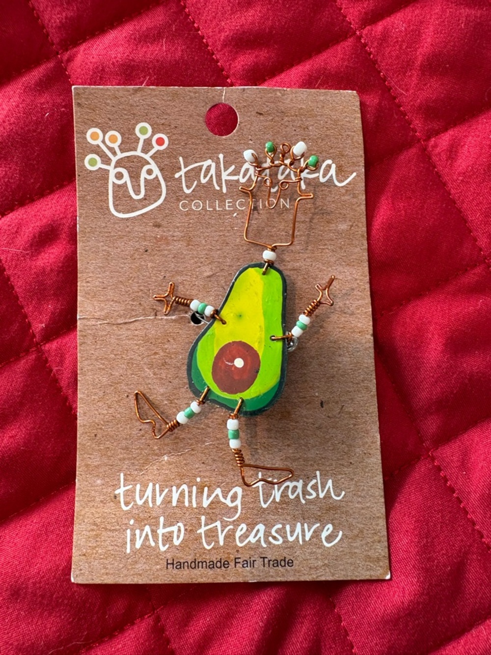 Takazura Collection Avocado Pin - Green